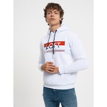 Erkek White Sweatshirt Lf2033105 Beyaz
