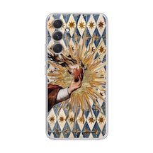 Samsung Galaxy Uyumlu A56 Silikon Desen268 Çok Renkli
