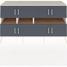 Kronos Konsol 8 Raflı 8 Kapaklı 176x59x99 Aytaşı-antrasit/çam Antrasıt/atlas Çam - Aytası