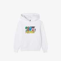 Mini Market My Squad Çocuk Beyaz Hoodie Mkttb018 Beyaz