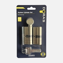 Doras Topuzlu Pirinç 68mm Tuzaklı Alt-üst Barel Seti