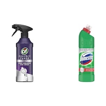 Cif Power Perfect Kireç & Pas Sökücü Sprey 435 Ml 1 X 435 Ml 1 Domestos Yoğun Kıvamlı Çamaşır Suyu Maksimum Hijyen Dağ Esintisi, 750 Ml 4 1000'li Set