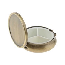 Pazly Yuva Vitamin Tıp Taşınabilir Suntek Seyahat Organizatör Magideal 3 Lw Altın