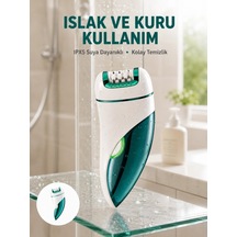 Ers Profesyonel 3 İn 1 Epilasyon Cihazı Led Aydınlatmalı Suya Dayanıklı Şarjlı Vgr Epilatör Yeni Nesil