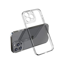 Apple Uyumlu  iPhone 14 Pro Kılıf Lüx Şeffaf Silikon