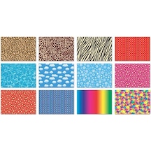 KESKİN DESENLİ FON KARTONU 35*50 12 Lİ