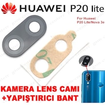 Huawei Uyumlu P20 Lite,Nova 3E Arka Kamera Lens Cam (368852640)