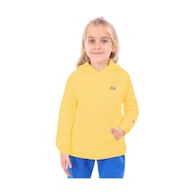 Toontoy Kids Toontoy Unisex Çocuk Nakışlı Sweatshirt Hardal