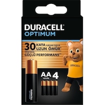 Duracell MX1500 Optimum LR6/MN1500 Alkalin AA Kalem Pil 1,5V 4'lü Paket