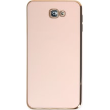 Samsung Galaxy  Uyumlu,  J7 Prime Kılıf Volet Silikon - Pembe