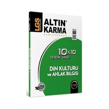 Altın Karma Yayınları 8. Sınıf Lgs Din Kütürü ve Ahlak Bilgisi 10