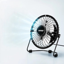 Masaüstü Mini Usb Fan - Metal Gövdeli - Ultra Sessiz Renkli