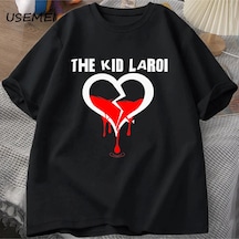 Tarzsokak Erkek T Shirt Pamuk Kısa Kollu O Boyun Tshirt Erkekler Streetwear Boy T-shirt Erkek Kıs 3067 Siyah
