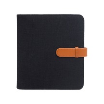 3 İnç 288 Fotoğraflı Pamuklu Keten Albümü Siyah