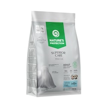 Nature's Protection Tahılsız %78 Hayvansal Proteinli Balıklı Beyaz Yetişkin Köpek Maması 1500 G