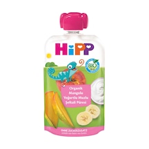 Hipp Organik Mango Yoğurt Muzlu Şeftali Püresi 100 G - 8 Adet Tarı