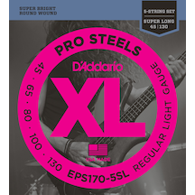 Daddario Eps170-5sl Bas Gitar Tel Seti, 5 Telli, Xl, 45-130, Super Lon