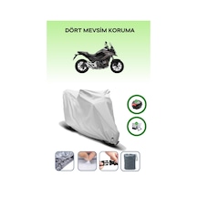 Gri Arka Çanta Ve Kilit Uyumlu Honda Nc 750 X Uyumlu Motor Brandası