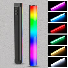 Gajeena Puluz Pu4139 Rgb Işık Çubuğu 32cm - 2500k-9000k Renk Sıcaklığı, 21 Işık Efekti, Pil Dahil, Mıknatıslı Tasarım Siyah
