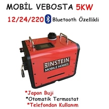 Mobil Seyyar Kabin Isıtıcı Vebosta Webasto 5 Kw 12/24/220 Einstein