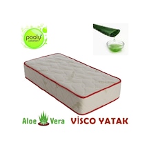 70 x 130 Ortopedik Visco Yatak Aloe Vera Visco Bebek Yatağı 20 Cm