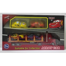 Oyuncak Şimşek Mcqueen Mack Tır Ve Arkadaşları 4 Araçlı Oyuncak