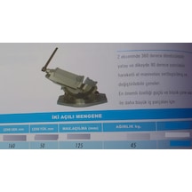 2Iki Açılı Mengene 160 MM