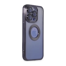 Newface Apple İphone 15 Pro Kılıf Slot Silikon - Mor