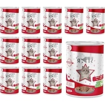 Yetişkin Kedi Tavuk Ciğerli Pate, 400 Gr X 12 Adet