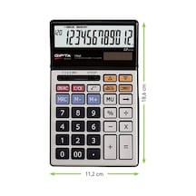 Gıpta Hesap Makinesi Masaüstü 12 Hane F3040 Çok Renkli