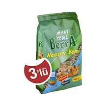 Mavi Yeşil Berra Hamster Yemi 3 Lü