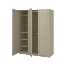 Ikea Gri Ferah Kapaklı Gardırop