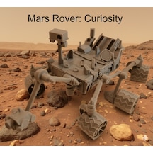 Mars Rover Curiosity Kit Card - Eğitici Oyuncak