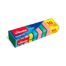Vileda Rainbow Bulaşık Süngeri 10'lu 6'li Avantaj Paketi Mıchu