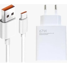 Xiaomi Mi 67w Hızlı Şarj Adaptörü + Şarj Kablosu Resmi Distribütör Garantili
