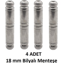 Bilyalı Mil Menteşe 18 Mm 4 Adet