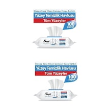 Sleepy Easy Clean Çamaşır Suyu Katkılı Yüzey Temizlik Havlusu 2X100 200 Yaprak