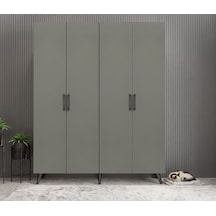 Sedef Portmanto Vestiyer Ayakkabılık Füme 140cm