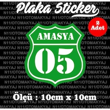 05 Amasya İl Şehir Plaka Sticker Futbol Spor Kulüb