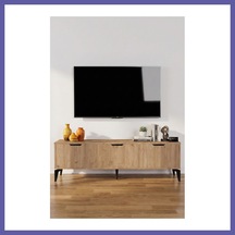 Bezos Royal Tv Sehpası Suntalam Bej 160x35 Nıda
