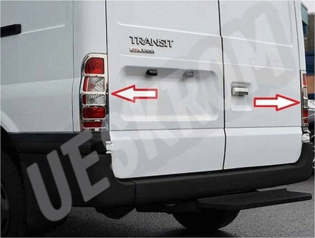 Ueskrom Ford Transit Krom Stop Çerçevesi 2003-2013 Uyumlu 2 Prç.