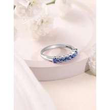 Gold Plaza Jewelry Taşlı Sürgülü Gümüş Fiyanitlı Yüzük 190116523 Gri