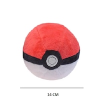Schulzz Pokemon Topu Pokeball İthal Peluş Oyuncak 14 Cm