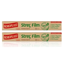 Koroplast Doğal Streç Film 25 Mt X 2 Paket