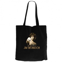 The Doors Jim Morrison Siyah Kanvas Bez Çanta