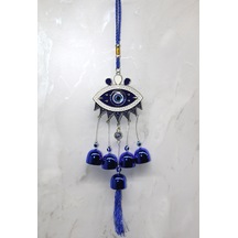 Larimar Metal Nazar Boncuğu Çan Model 15 - 9096024914431lmr Çok Renkli