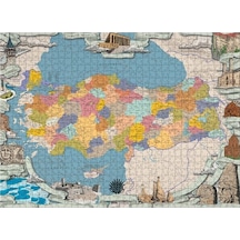 Gürbüz Yayınları Türkiye Siyasi Puzzle 1000 Parça