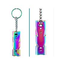 Omeniv 150 Db Çelik Düdük Kolye Anahtarlık Outdoor Kamp İlyardım Çok Renkli