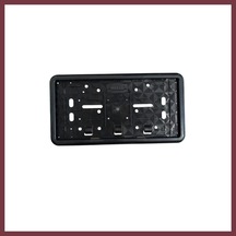 Storeşahin Çerçeveli Dikdörtgen Plakalık Plaka Altlığı Siyah 32x17cm 1 Adet Shn0720