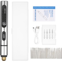 Symbee Kablosuz Mini El Gravür Kalemi - 3 Hızlı, 34 Uçlu, Tırnak Ve Ahşap İşleme İçin